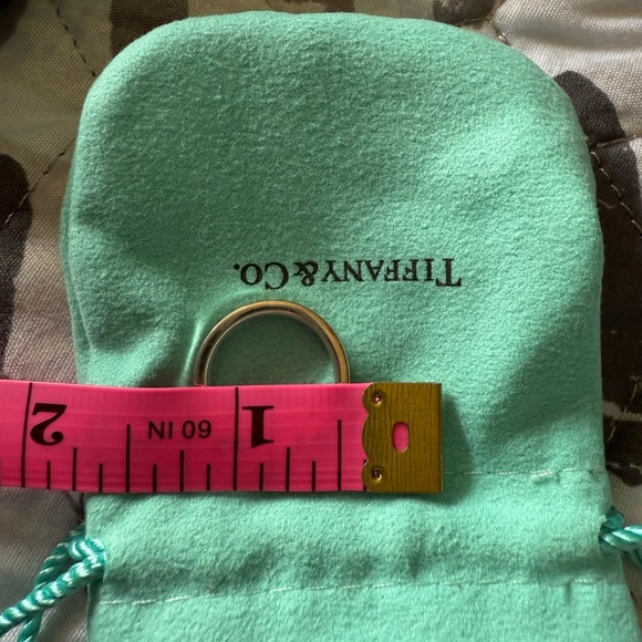 New Auth. Tiffany & Co. 1837 Concave Narrow Band Ring Sterling Silver size 5 - Picture 10 of 10